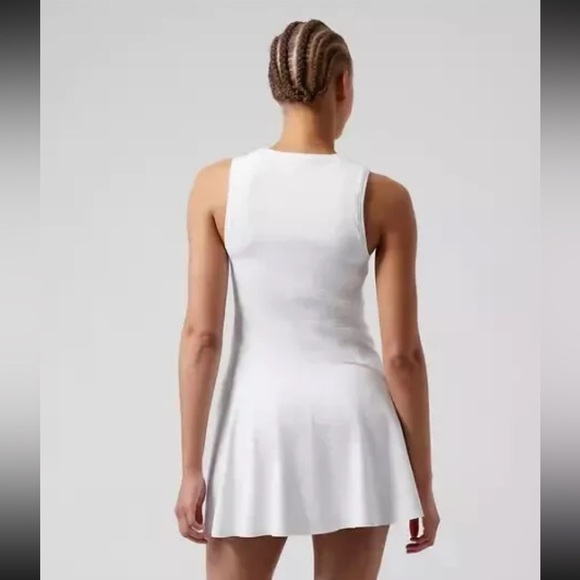 Athleta Ace Tennis Dress Zip Athletic Sportswear Skater Stretchy Fit & Flare - Picture 3 of 9